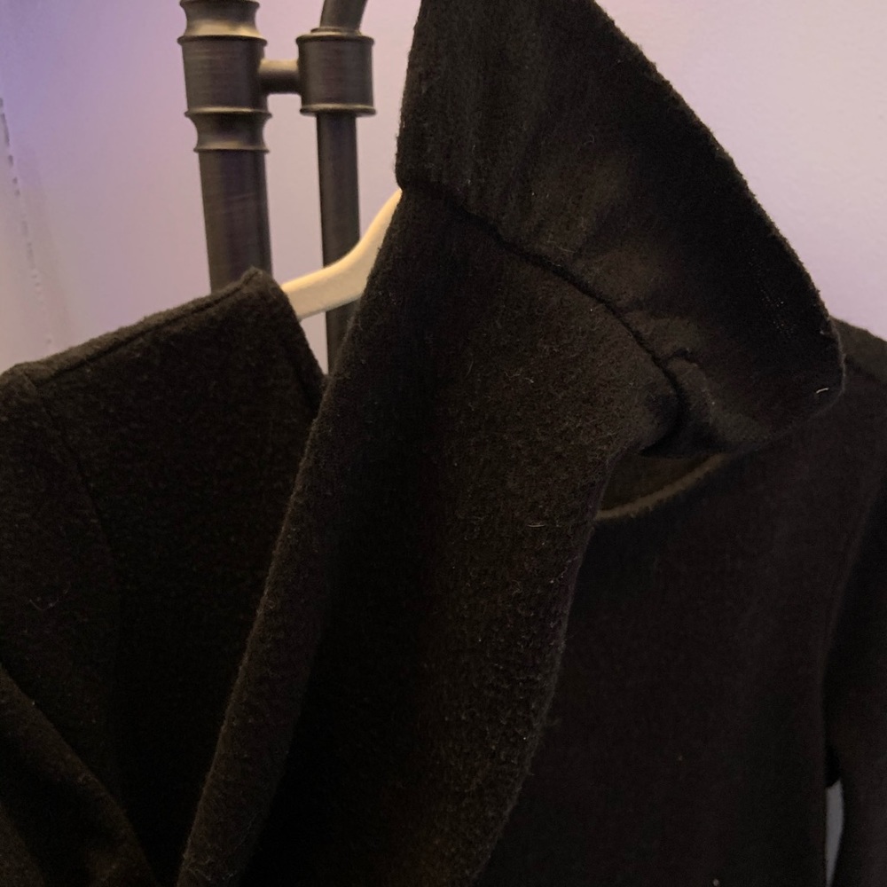Black Sweater with Flared Sleeves